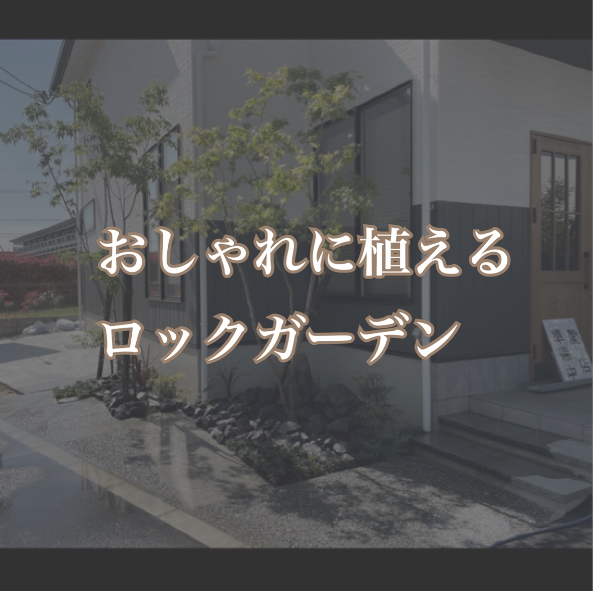 支え木もおしゃれに
